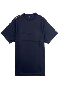 網上下單訂做黑色男裝短袖T恤  訂做透氣印花T恤  T恤專門店  T1087